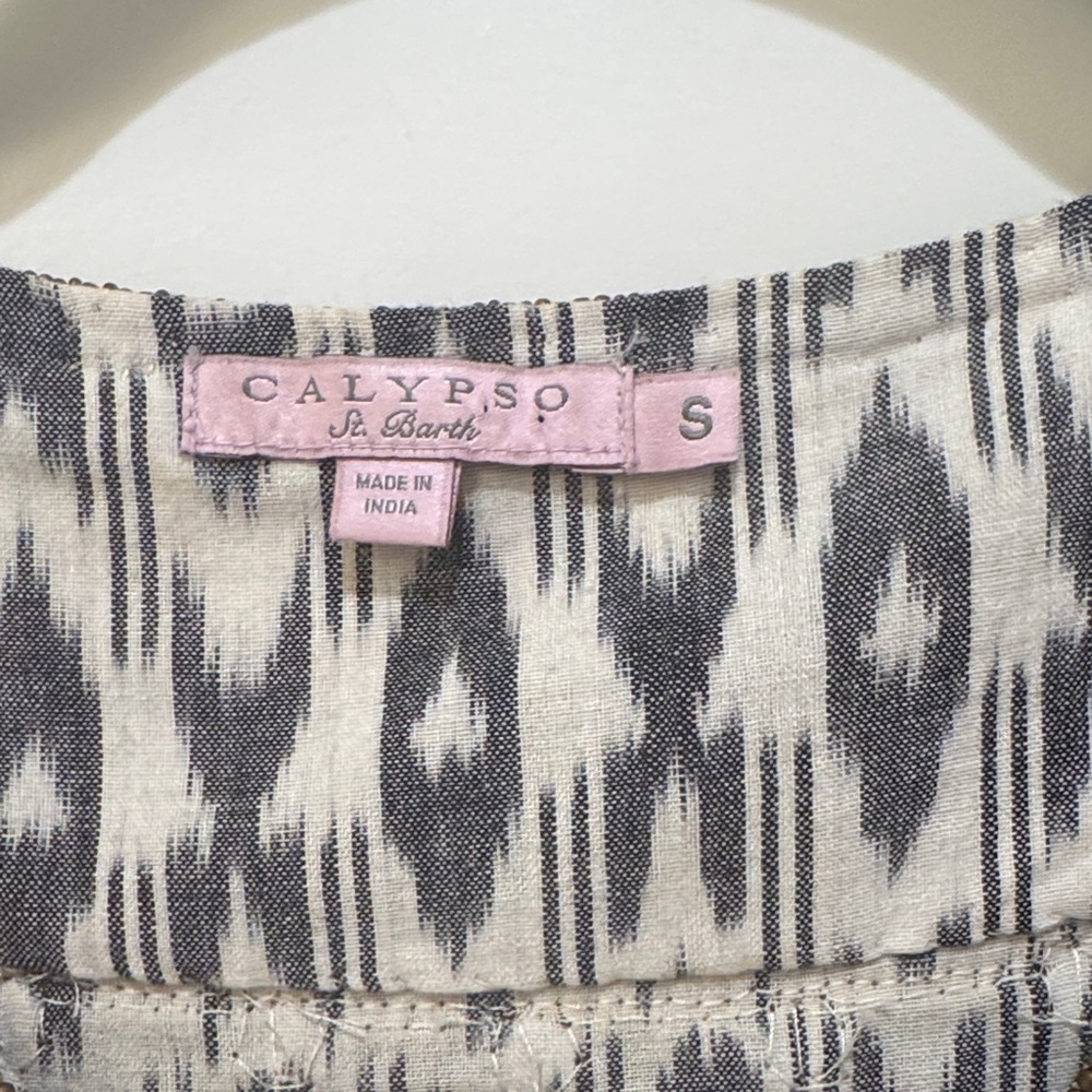 Calypso St Barth Patterned Tunic/Mini Dress With … - image 3